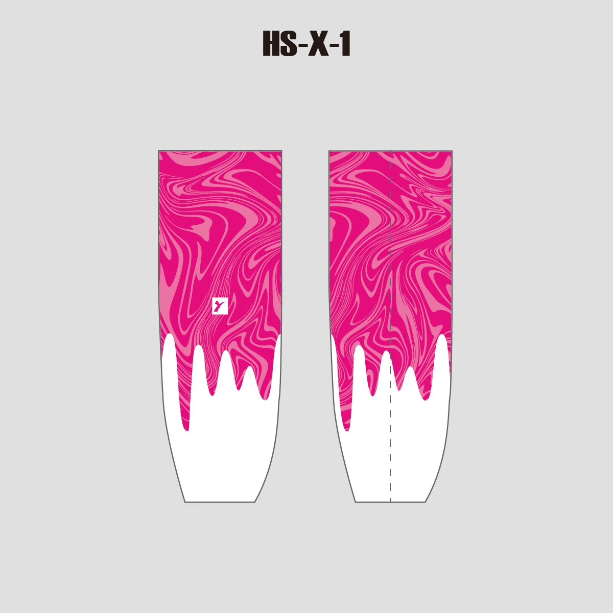 HSX1 Pink Liquid Sublimated Custom Adult Youth Hockey Socks 1 HSX1 Pink Liquid Sublimated Custom Adult Youth Hockey Socks
