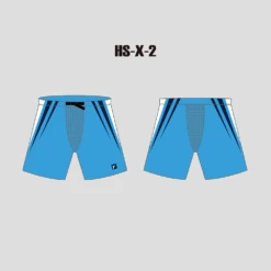 X2 Blue Black And White Sublimated Custom Hockey Shells