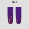 HSX2 Kraken Purple Custom Made Adult Youth Hockey Socks