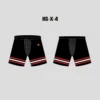 X4 Black Red And White Sublimated Custom Hockey Pant Shells
