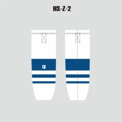 HSZ2 Sublimated White Custom Team Hockey Socks