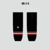 HSZ5 Sublimated Custom Black Hockey Socks