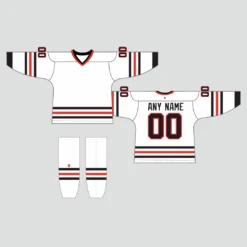 Z14 Sublimated White Custom Team Hockey Uniforms