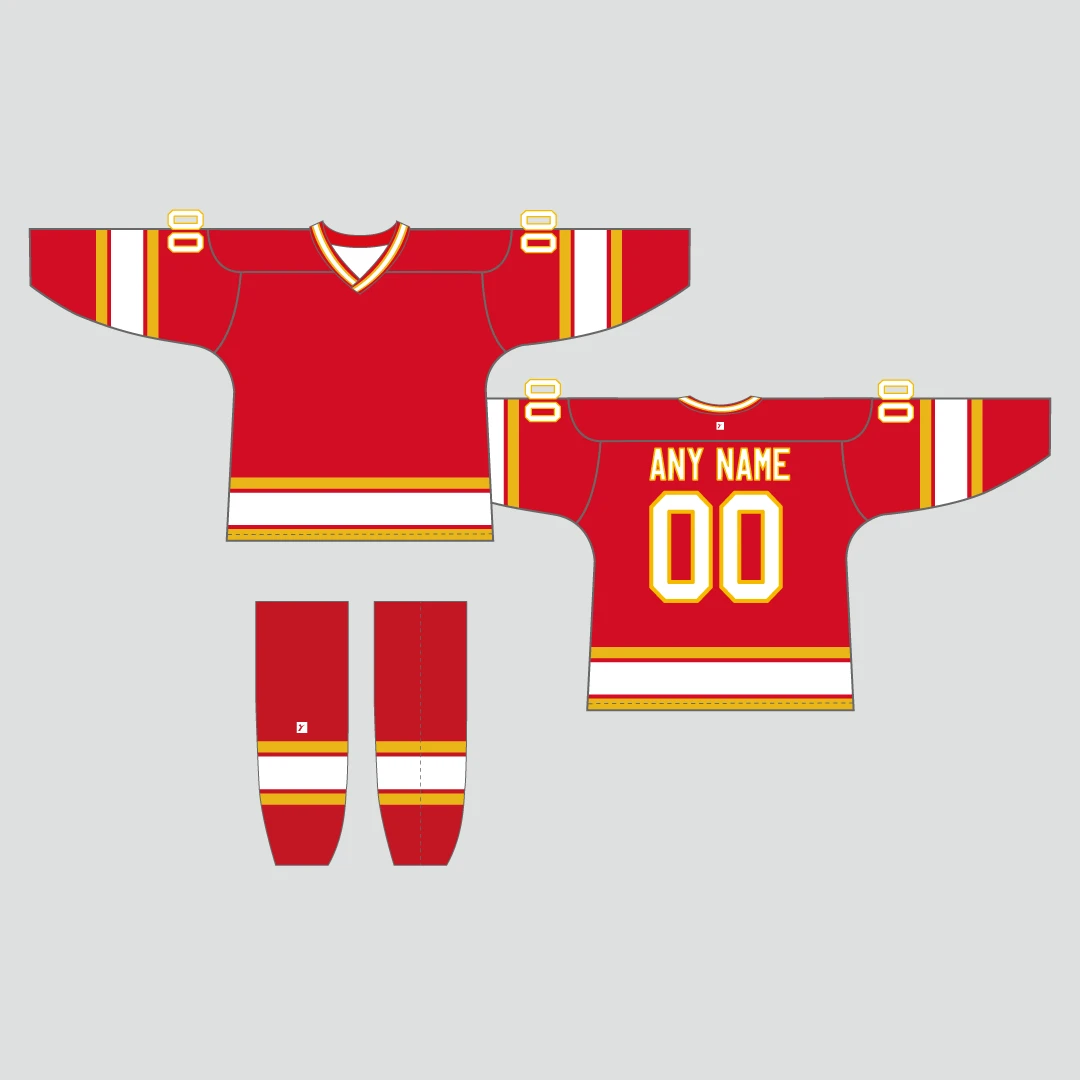 Z6 Sublimated Custom Team Hockey Jerseys Socks 1 Z6 Sublimated Custom Team Hockey Jerseys Socks