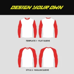 Sublimated Custom Long Sleeve Shirts - DESIGN YOUR OWN