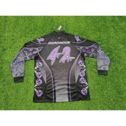 PJZ17 Skull & Bone Black Purple Grey Custom Paintball Jerseys 12 PJZ17 Skull & Bone Black Purple Grey Custom Paintball Jerseys -YoungSpeeds Shop P3