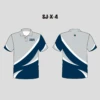 X4 Grey Navy Sublimated Custom Business Staff T Shirts