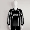 PJX6 Steel Netting Custom Black And Grey Cool Paintball Jerseys