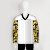 HJX4 Camo And Pinstripes Sublimated Blank Custom Hockey Jerseys