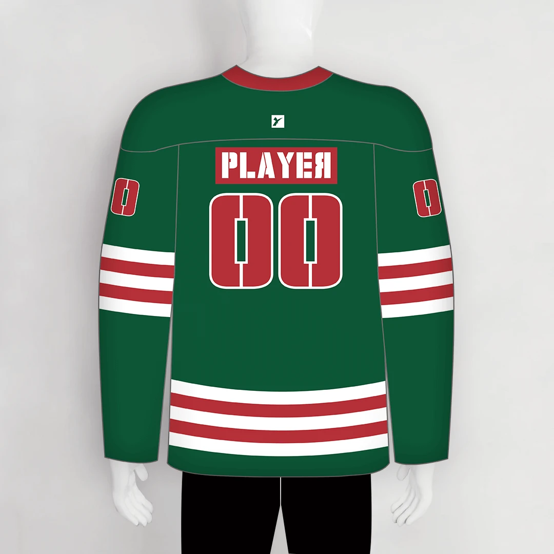 YS23 Green Red White Custom Blank Hockey Jerseys Wholesale 2 YS23 Green Red White Custom Blank Hockey Jerseys Wholesale - Image 2