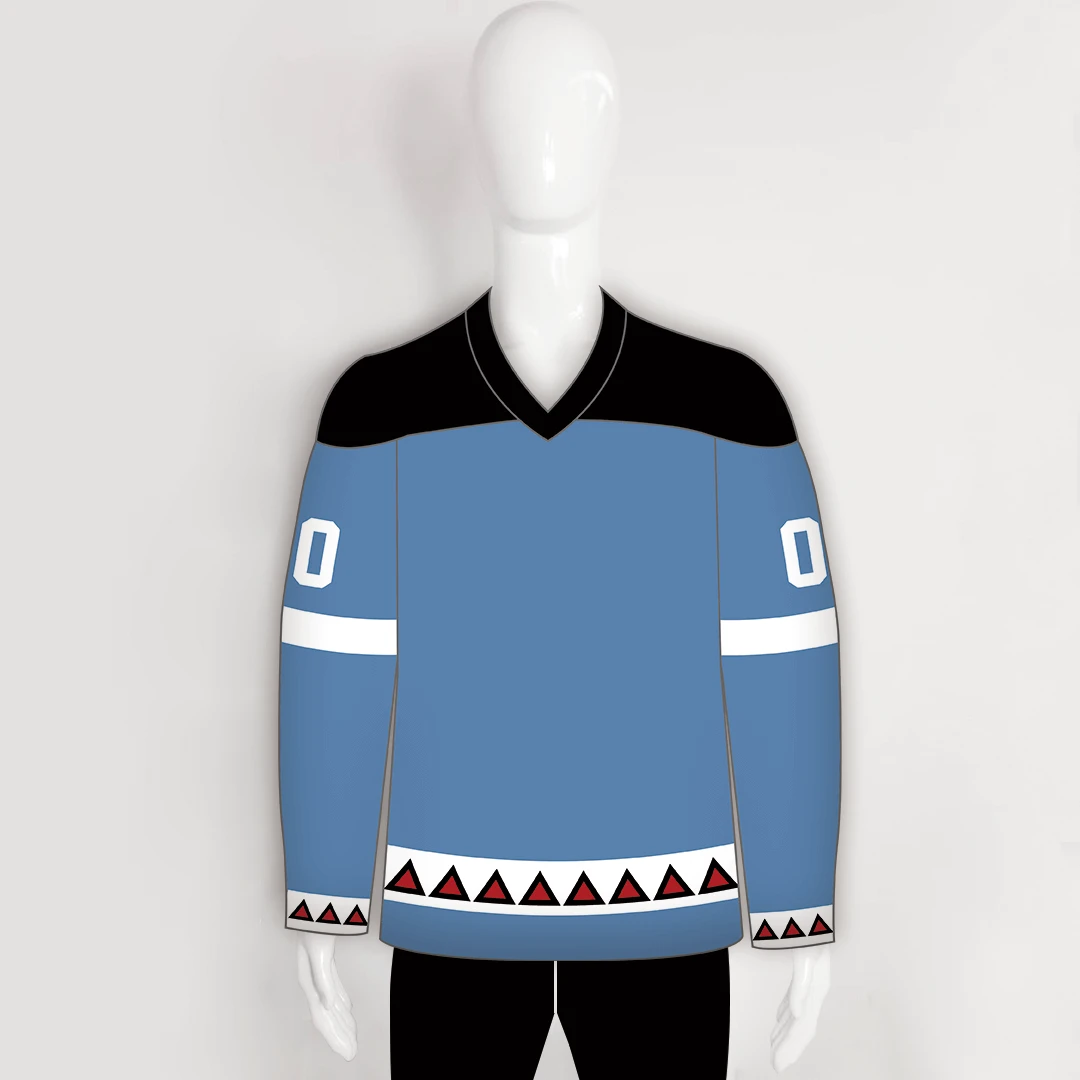 YS31 Light Blue/White/Black Custom Ice Roller Hockey Jerseys 1 YS31 Light Blue/White/Black Custom Ice Roller Hockey Jerseys