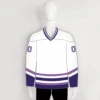 YS66 White/Purple Custom Ice Roller Hockey Jerseys Design