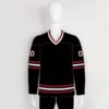 YS72 Black/Red/White Custom Ice Roller Blank Hockey Jerseys
