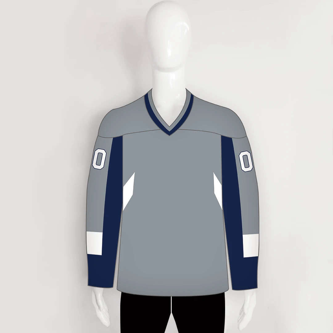 YS75 Grey/Navy/White Custom Ice Roller Blank Hockey Jerseys 1 YS75 Grey/Navy/White Custom Ice Roller Blank Hockey Jerseys