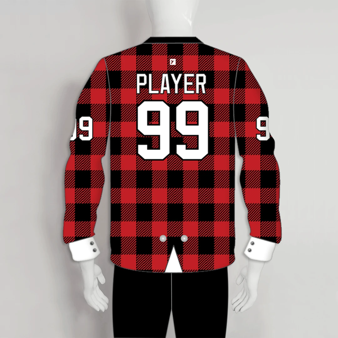 PJZ1 Buffalo Plaid Sublimated Custom Paintball Jerseys 2 PJZ1 Buffalo Plaid Sublimated Custom Paintball Jerseys - Image 2