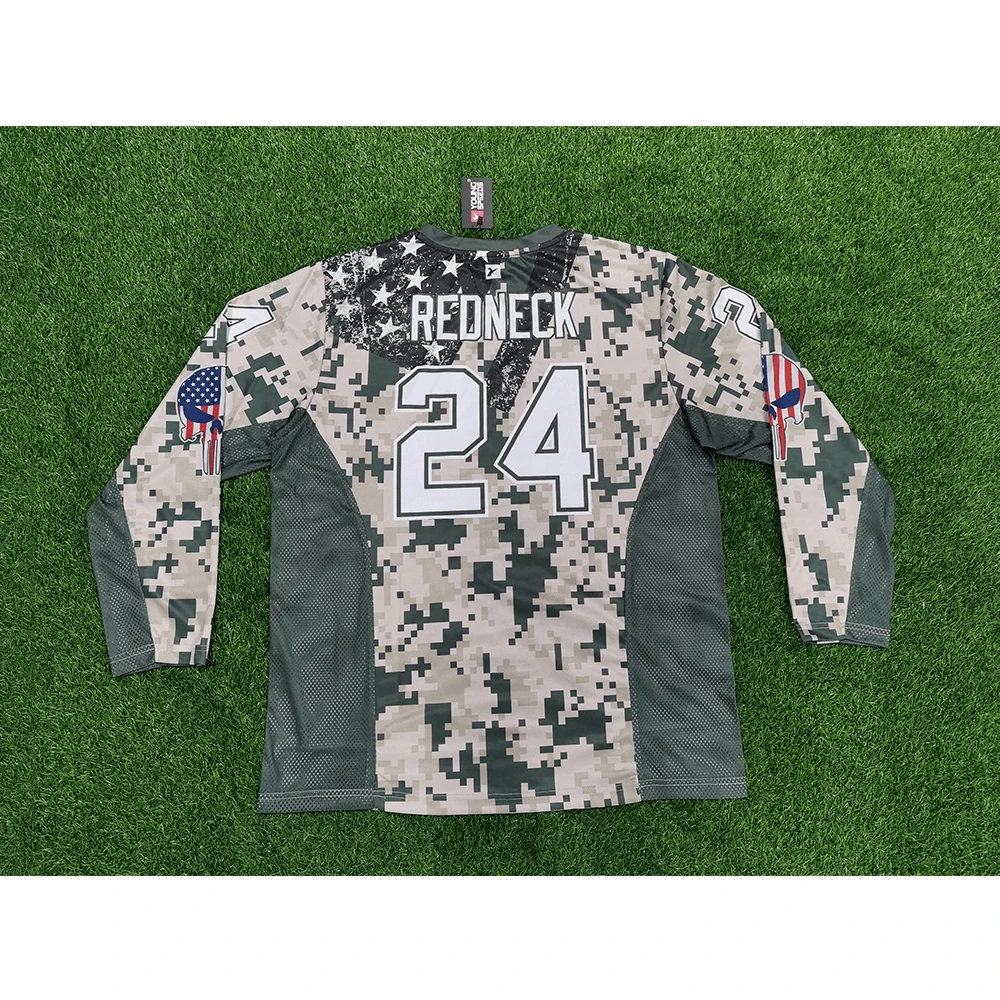PJZ10 American Flag Green Camo Custom Paintball Jerseys 5 PJZ10 American Flag Green Camo Custom Paintball Jerseys - Image 5
