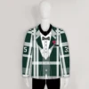 HJQ1 Fancy Green Tuxedo Sublimated Custom Hockey Jerseys