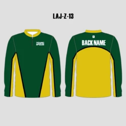 LAJZ13 Green Gold Long Sleeve Custom Archery Club Archer Jerseys 7 LAJZ13 Green Gold Long Sleeve Custom Archery Club Archer Jerseys -YoungSpeeds Shop Z13