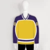 HJZ164 1985 Los Angeles Kings Blank Custom Vintage Hockey Jerseys