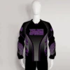 PJZ17 Skull & Bone Black Purple Grey Custom Paintball Jerseys