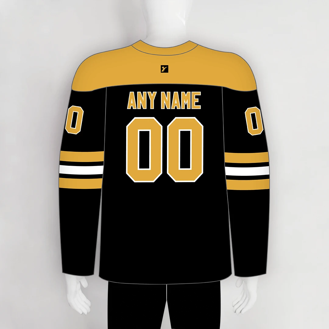 HJZ175 2012 Boston Bruins Alternate Blank Custom Black Hockey Jerseys 2 HJZ175 2012 Boston Bruins Alternate Blank Custom Black Hockey Jerseys - Image 2