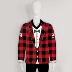 HJZ118 Lumberjack Plaid Sublimated Custom Hockey Goalie Jerseys