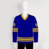 HJZ190 1984 Buffalo Sabres Vintage Custom Blank Blue Hockey Jerseys