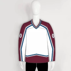 HJZ195 2001 Colorado Avalanche Custom Blank Hockey Jerseys
