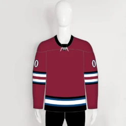 HJZ196 Colorado Avalanche 2002 Sublimated Custom Blank Hockey Jerseys