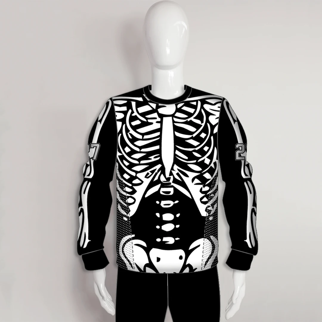 PJZ2 Skeleton Bones Sublimated Custom Paintball Jerseys 1 PJZ2 Skeleton Bones Sublimated Custom Paintball Jerseys