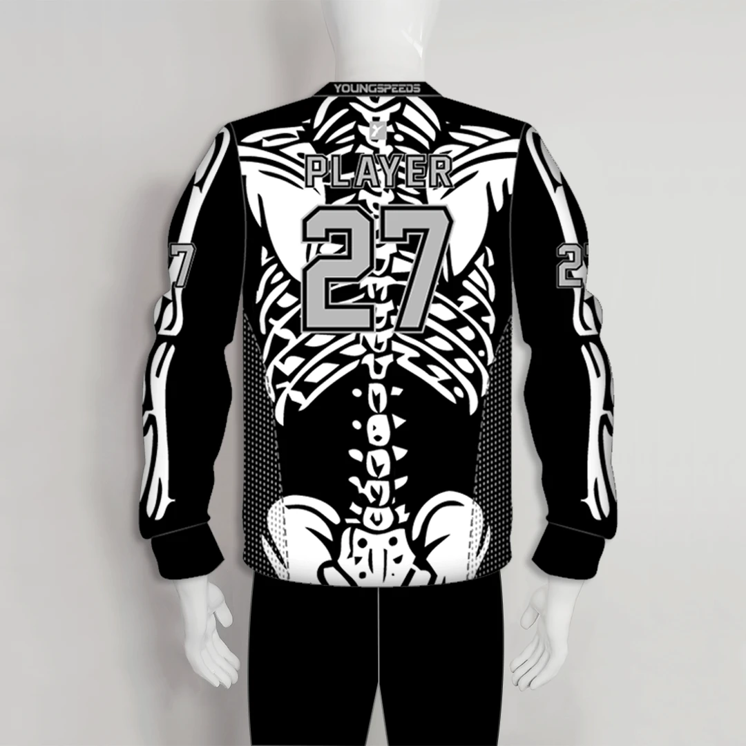 PJZ2 Skeleton Bones Sublimated Custom Paintball Jerseys 2 PJZ2 Skeleton Bones Sublimated Custom Paintball Jerseys - Image 2