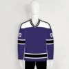 HJZ210 Cleveland Crusaders 1974 Custom Sublimated Purple Hockey Jerseys