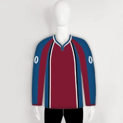 HJZ215 Colorado Avalanche 2012 Custom Sublimated Blank Hockey Jerseys