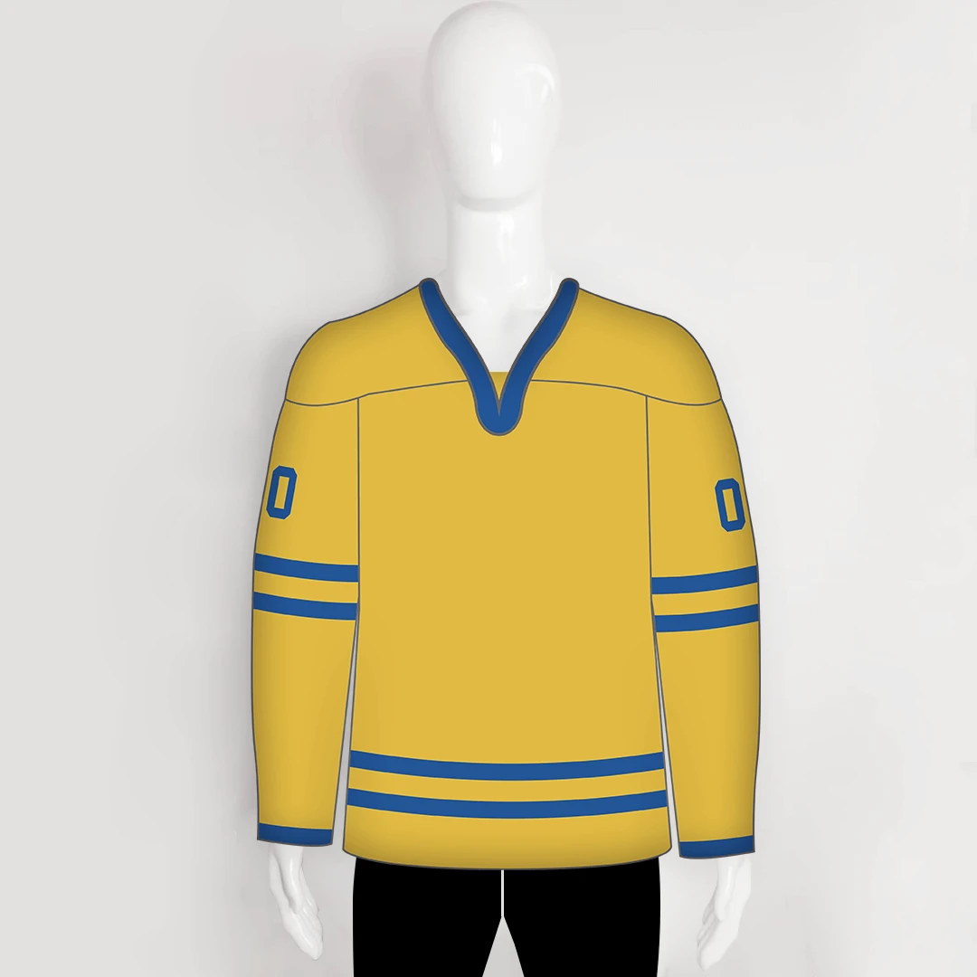 HJZ228 2002 Team Sweden Custom Sublimated Blank Hockey Uniforms 1 HJZ228 2002 Team Sweden Custom Sublimated Blank Hockey Uniforms