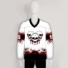 HJZ287 Three Headed Skull Sublimated Custom Cool Hockey Jerseys