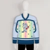 HJZ289 Angry Unicorn With Hockey Stick Custom Hockey Jerseys