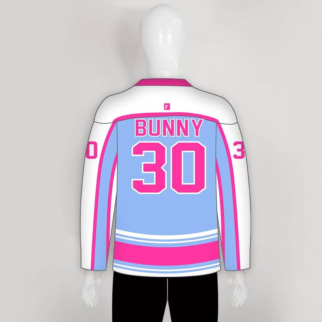 HJZ307 Bunny Sublimated Custom Hockey Jerseys 2 HJZ307 Bunny Sublimated Custom Hockey Jerseys - Image 2