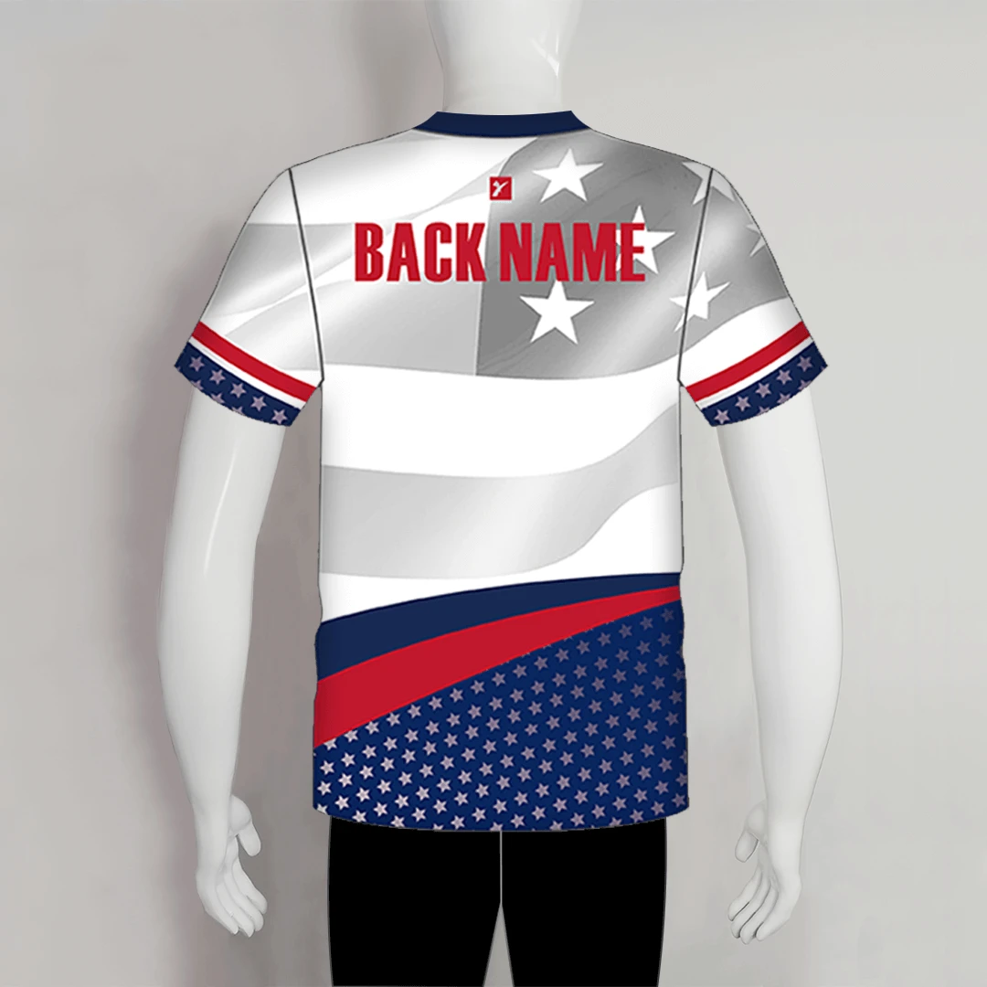 AJX6 Patriotic Custom Sublimated Cool Archery Jerseys 2 AJX6 Patriotic Custom Sublimated Cool Archery Jerseys - Image 2