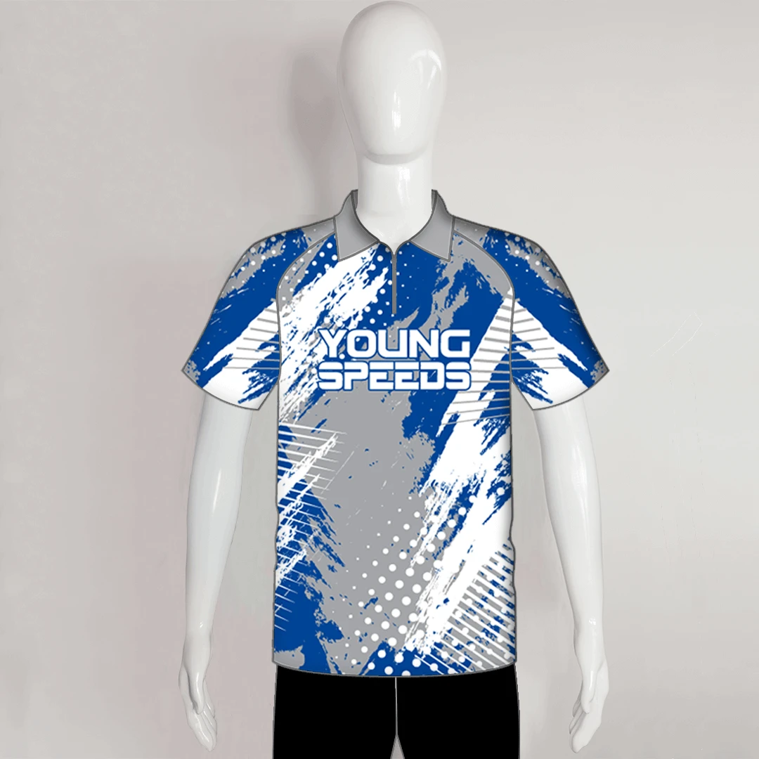 BJZ5 Grey Blue Abstract Cool Sublimated Custom Bowling Jerseys 1 BJZ5 Grey Blue Abstract Cool Sublimated Custom Bowling Jerseys